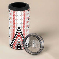 Aotearoa Taniko 4 in 1 Can Cooler Tumbler Niho Taniwha Purapura Whetu Mix Poutama LT14 - Polynesian Pride