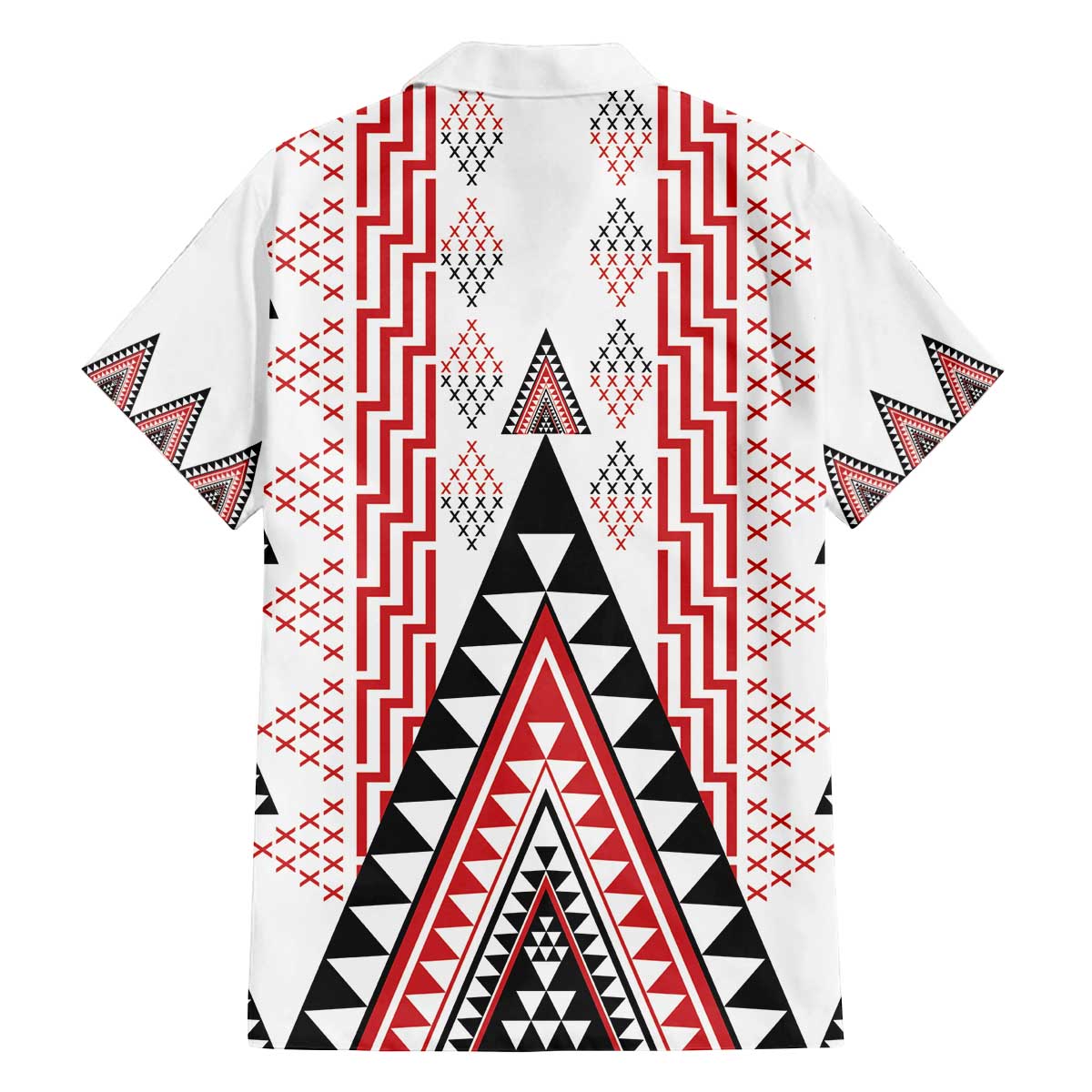 Aotearoa Taniko Family Matching Off The Shoulder Long Sleeve Dress and Hawaiian Shirt Niho Taniwha Purapura Whetu Mix Poutama LT14 - Polynesian Pride