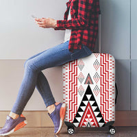 Aotearoa Taniko Luggage Cover Niho Taniwha Purapura Whetu Mix Poutama LT14 - Polynesian Pride
