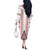 Aotearoa Taniko Off The Shoulder Long Sleeve Dress Niho Taniwha Purapura Whetu Mix Poutama