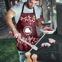 Personalised Cook Islands Mangaia Apron Tiare Maori Polynesian Waves Tattoo