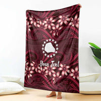 Personalised Cook Islands Mangaia Blanket Tiare Maori Polynesian Waves Tattoo LT14 - Polynesian Pride