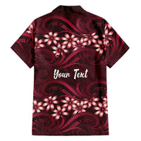 Personalised Cook Islands Mangaia Family Matching Off The Shoulder Long Sleeve Dress and Hawaiian Shirt Tiare Maori Polynesian Waves Tattoo LT14 - Polynesian Pride