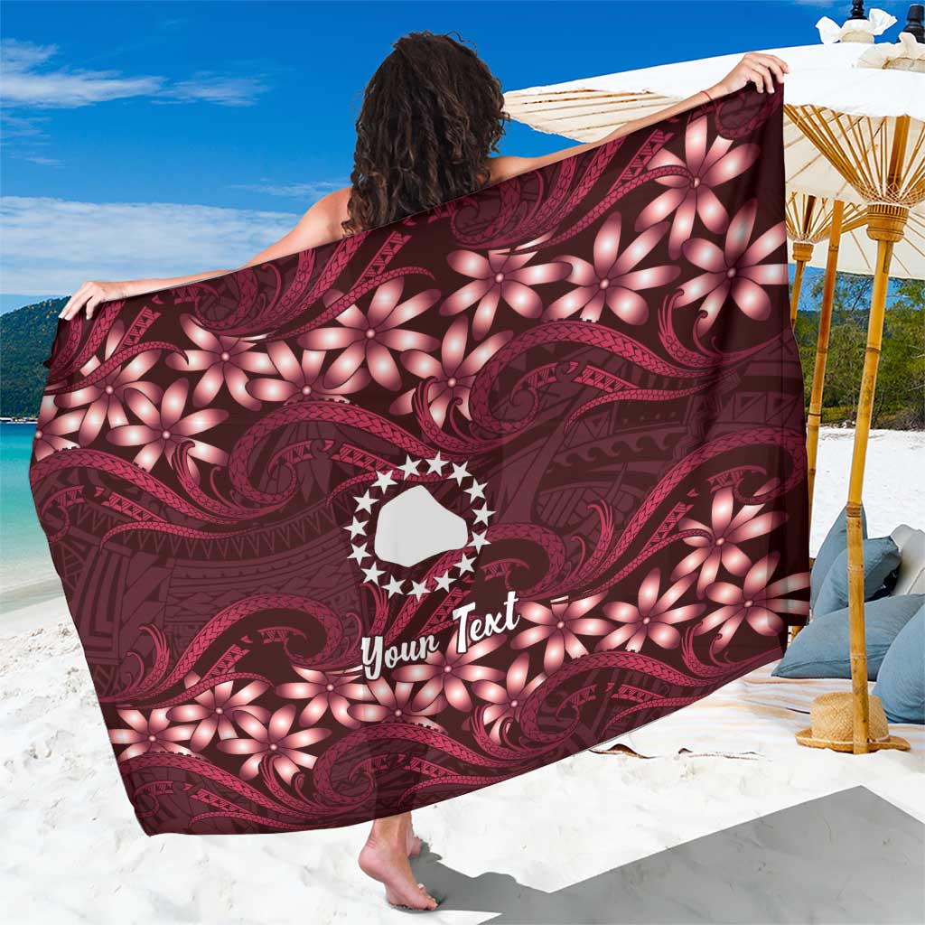 Personalised Cook Islands Mangaia Sarong Tiare Maori Polynesian Waves Tattoo