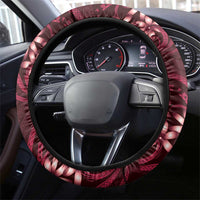 Cook Islands Mangaia Steering Wheel Cover Tiare Maori Polynesian Waves Tattoo LT14 - Polynesian Pride