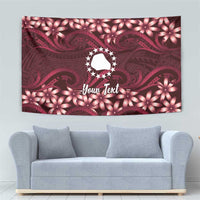 Personalised Cook Islands Mangaia Tapestry Tiare Maori Polynesian Waves Tattoo