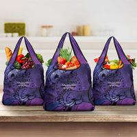 Philippines Father's Day Grocery Bag Polynesian Tattoo Galaxy Vibes LT14 3-pack One Size Blue - Polynesian Pride