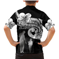 Guam Father's Day Family Matching Mermaid Dress and Hawaiian Shirt Chamorro Latte Stone Polynesian Pattern LT14 - Polynesian Pride
