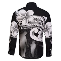 Guam Father's Day Family Matching Off The Shoulder Long Sleeve Dress and Hawaiian Shirt Chamorro Latte Stone Polynesian Pattern LT14 - Polynesian Pride