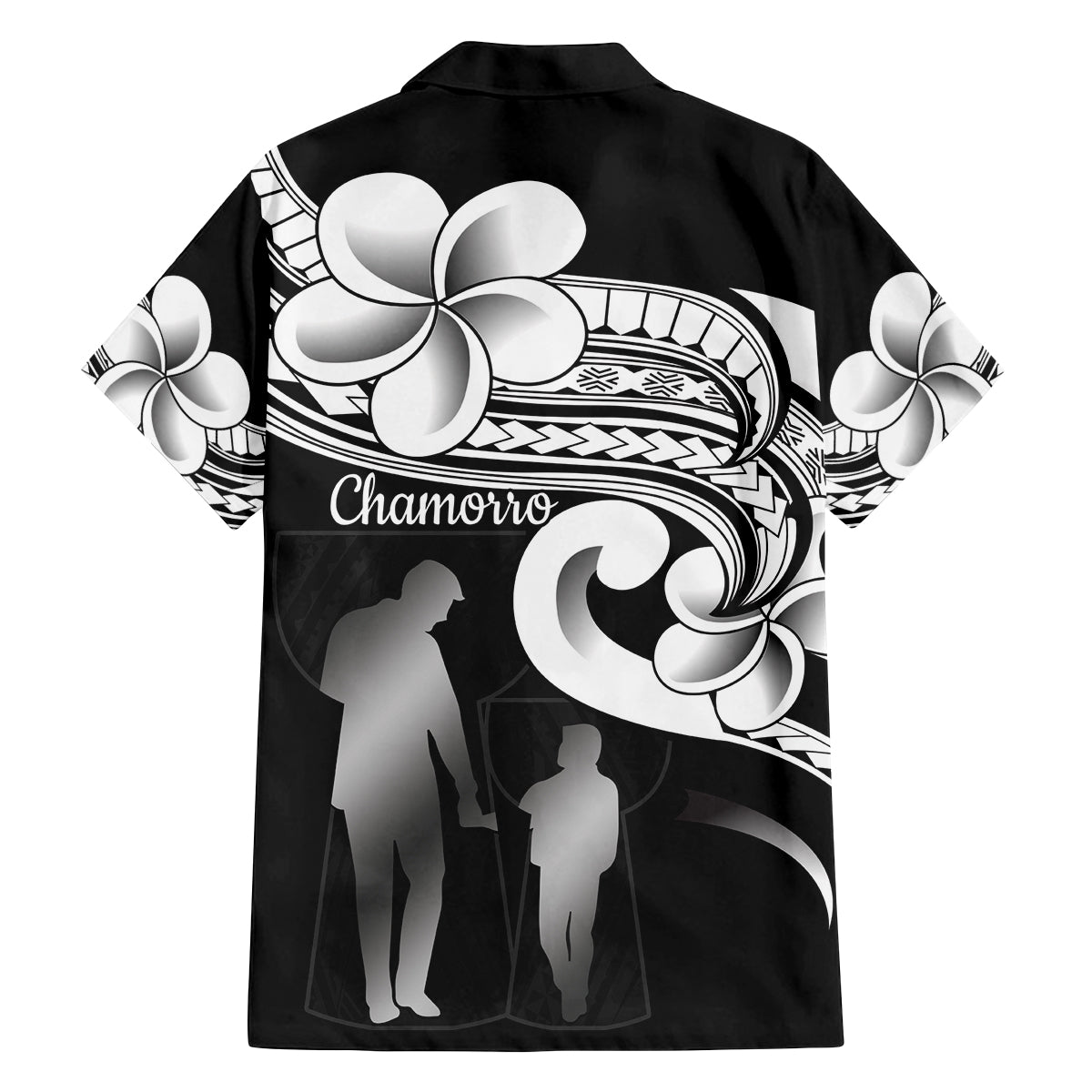 Guam Father's Day Family Matching Off Shoulder Maxi Dress and Hawaiian Shirt Chamorro Latte Stone Polynesian Pattern LT14 - Polynesian Pride
