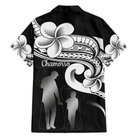 Guam Father's Day Family Matching Tank Maxi Dress and Hawaiian Shirt Chamorro Latte Stone Polynesian Pattern LT14 - Polynesian Pride