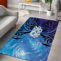 New Zealand Matariki Area Rug Aotearoa Maori New Year Manaia Galaxy Vibes LT14 - Polynesian Pride