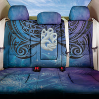 New Zealand Matariki Back Car Seat Cover Aotearoa Maori New Year Manaia Galaxy Vibes LT14 One Size Blue - Polynesian Pride