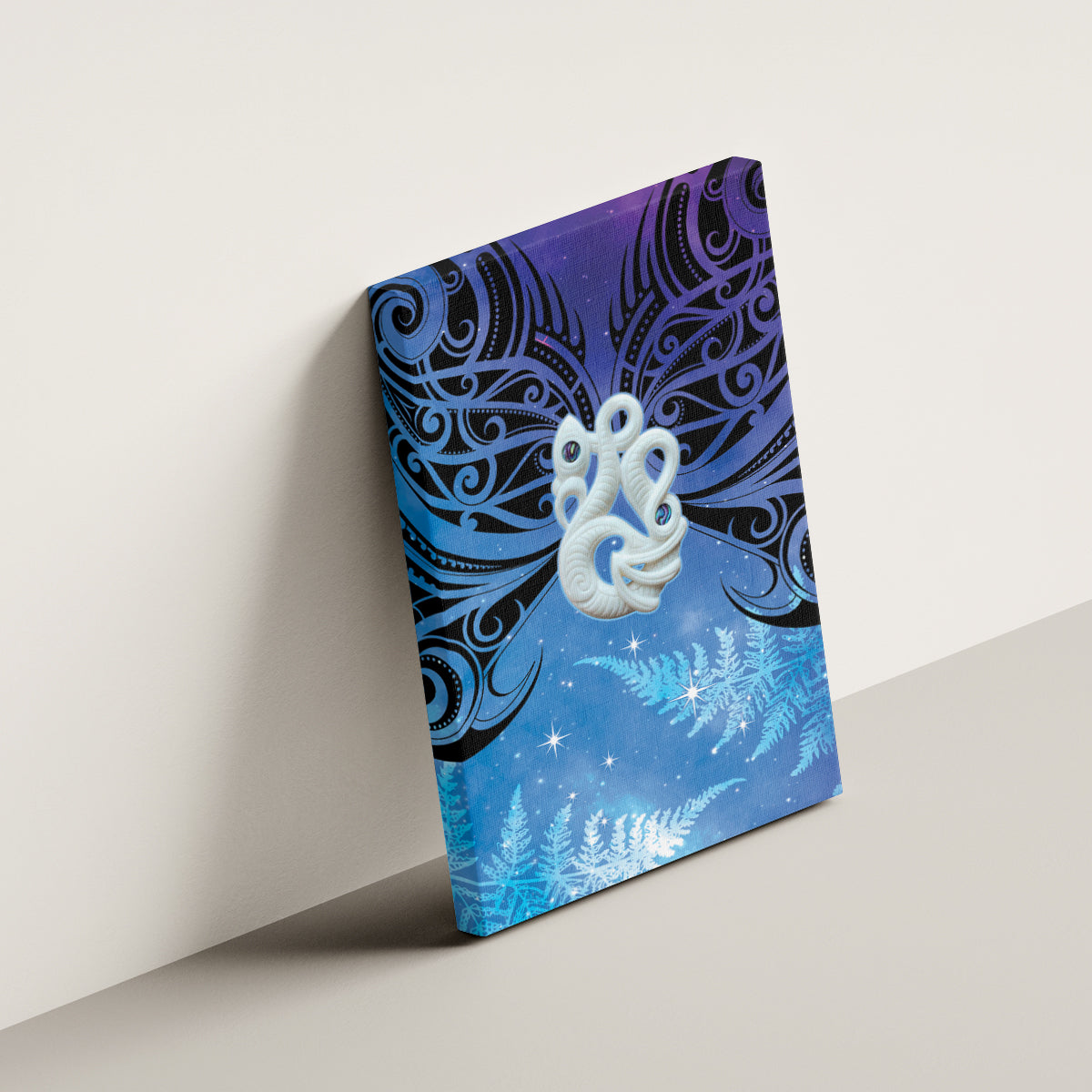 New Zealand Matariki Canvas Wall Art Aotearoa Maori New Year Manaia Galaxy Vibes LT14 - Polynesian Pride