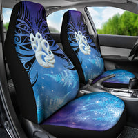 New Zealand Matariki Car Seat Cover Aotearoa Maori New Year Manaia Galaxy Vibes LT14 - Polynesian Pride