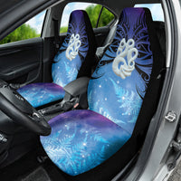 New Zealand Matariki Car Seat Cover Aotearoa Maori New Year Manaia Galaxy Vibes LT14 - Polynesian Pride