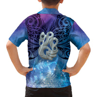 New Zealand Matariki Family Matching Puletasi and Hawaiian Shirt Aotearoa Maori New Year Manaia Galaxy Vibes LT14 - Polynesian Pride