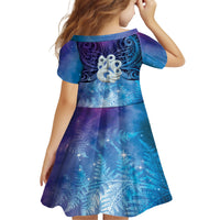 New Zealand Matariki Family Matching Puletasi and Hawaiian Shirt Aotearoa Maori New Year Manaia Galaxy Vibes LT14 - Polynesian Pride