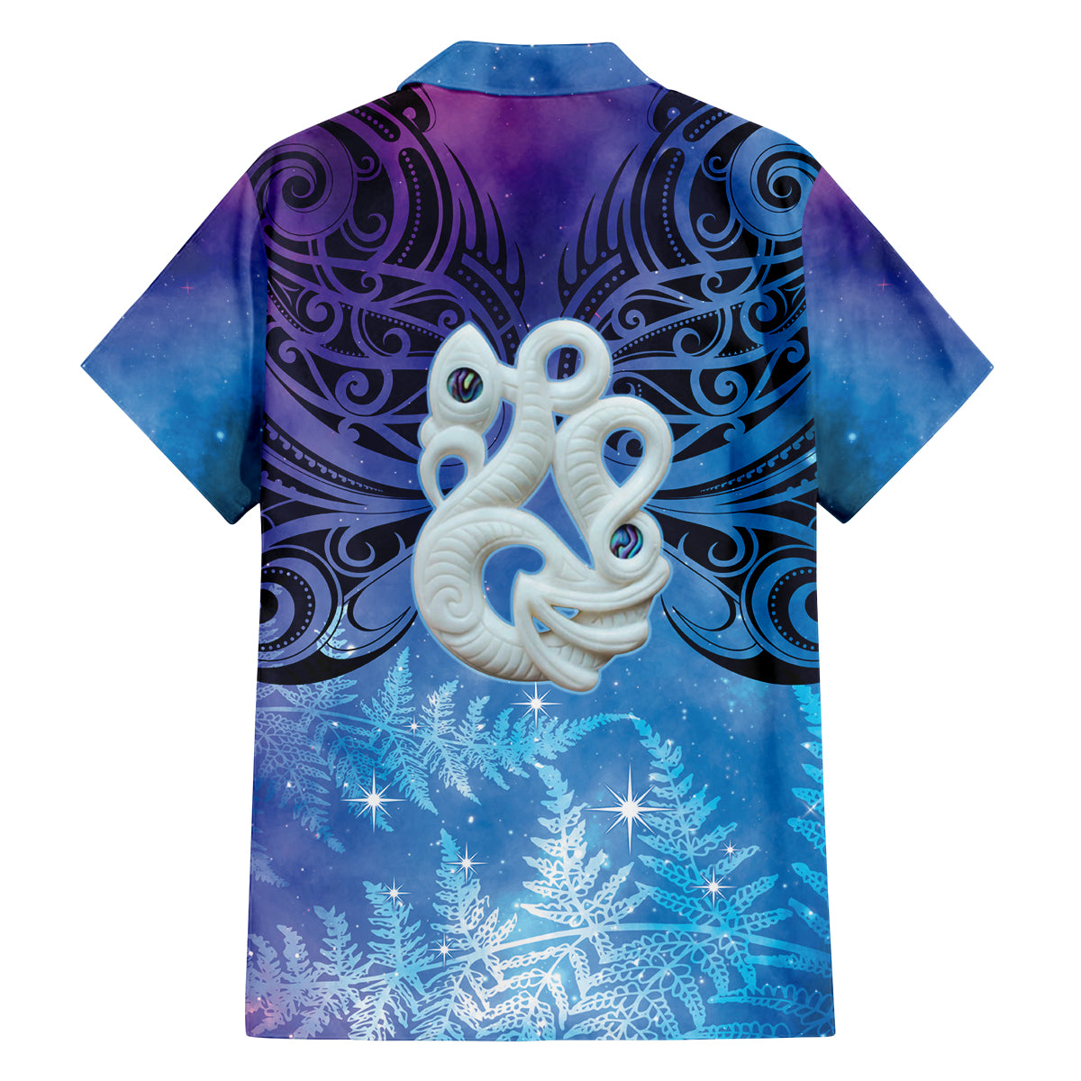 New Zealand Matariki Family Matching Tank Maxi Dress and Hawaiian Shirt Aotearoa Maori New Year Manaia Galaxy Vibes LT14 - Polynesian Pride