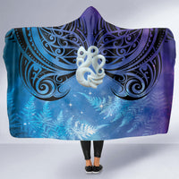 New Zealand Matariki Hooded Blanket Aotearoa Maori New Year Manaia Galaxy Vibes LT14 - Polynesian Pride