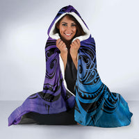 New Zealand Matariki Hooded Blanket Aotearoa Maori New Year Manaia Galaxy Vibes LT14 - Polynesian Pride