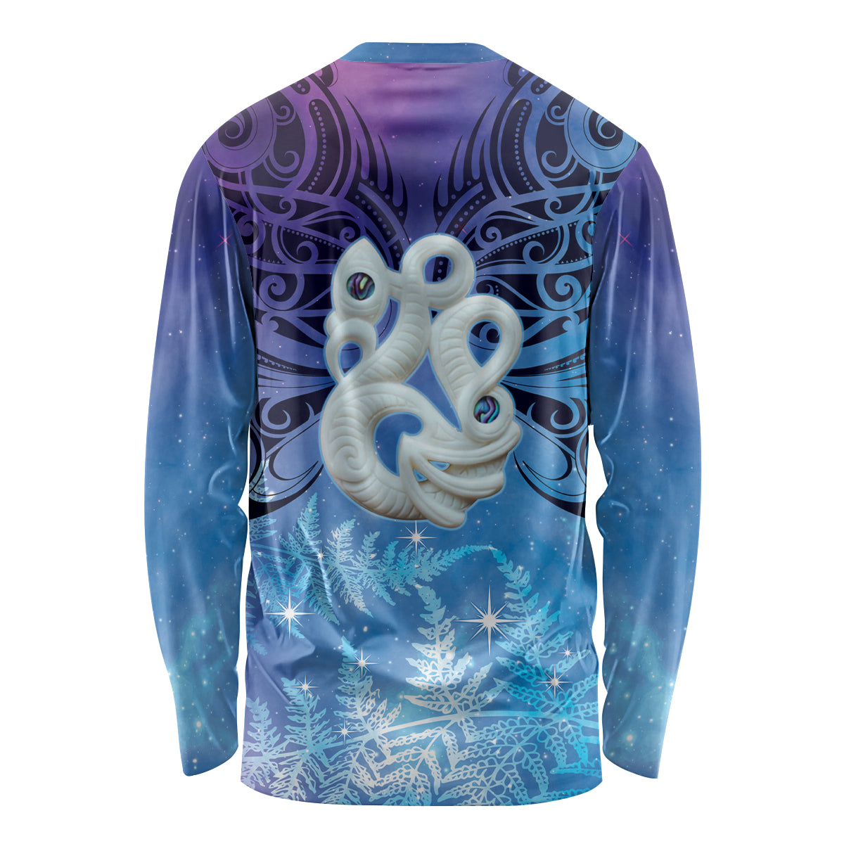 New Zealand Matariki Long Sleeve Shirt Aotearoa Maori New Year Manaia Galaxy Vibes LT14 - Polynesian Pride