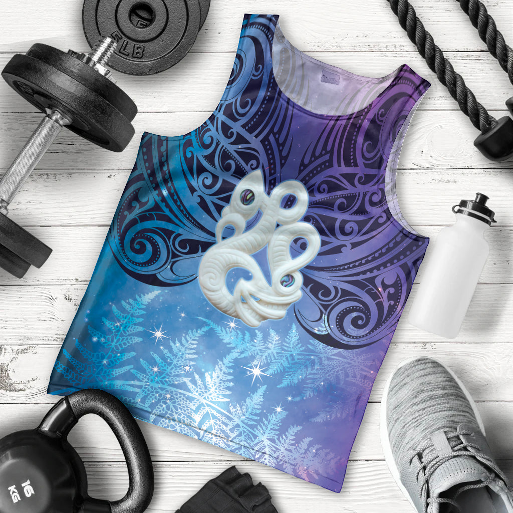 New Zealand Matariki Men Tank Top Aotearoa Maori New Year Manaia Galaxy Vibes LT14 - Polynesian Pride
