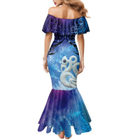 New Zealand Matariki Mermaid Dress Aotearoa Maori New Year Manaia Galaxy Vibes LT14 - Polynesian Pride