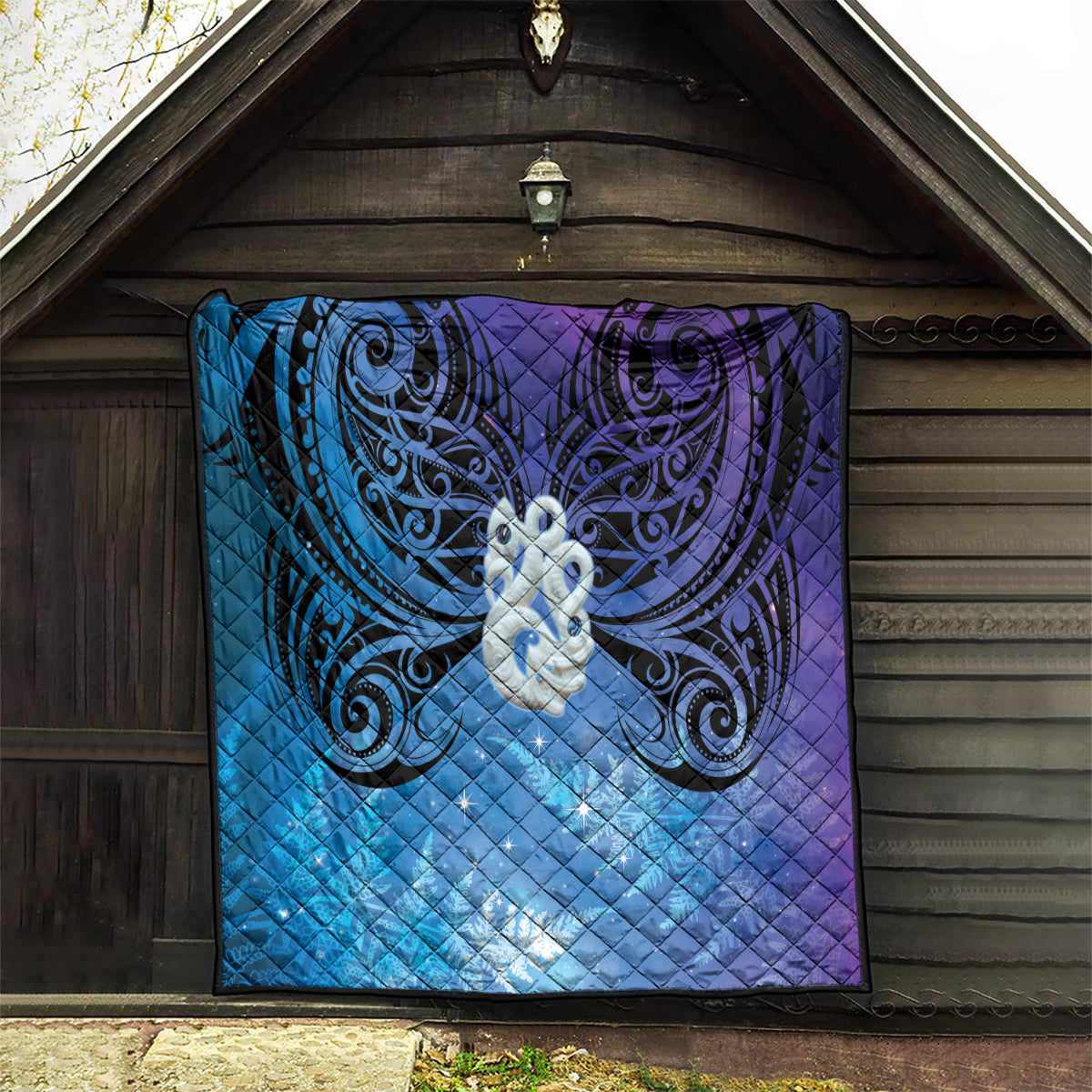 New Zealand Matariki Quilt Aotearoa Maori New Year Manaia Galaxy Vibes LT14 - Polynesian Pride