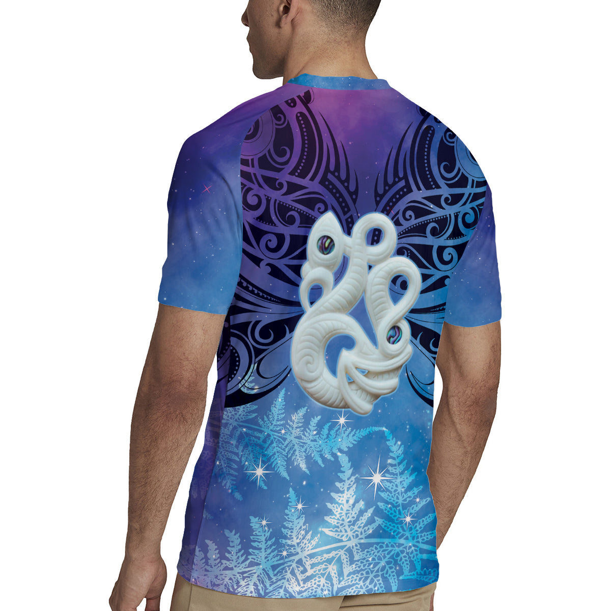 New Zealand Matariki Rugby Jersey Aotearoa Maori New Year Manaia Galaxy Vibes LT14 - Polynesian Pride