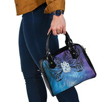 New Zealand Matariki Shoulder Handbag Aotearoa Maori New Year Manaia Galaxy Vibes LT14 - Polynesian Pride