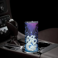 New Zealand Matariki Skinny Tumbler Aotearoa Maori New Year Manaia Galaxy Vibes LT14 - Polynesian Pride