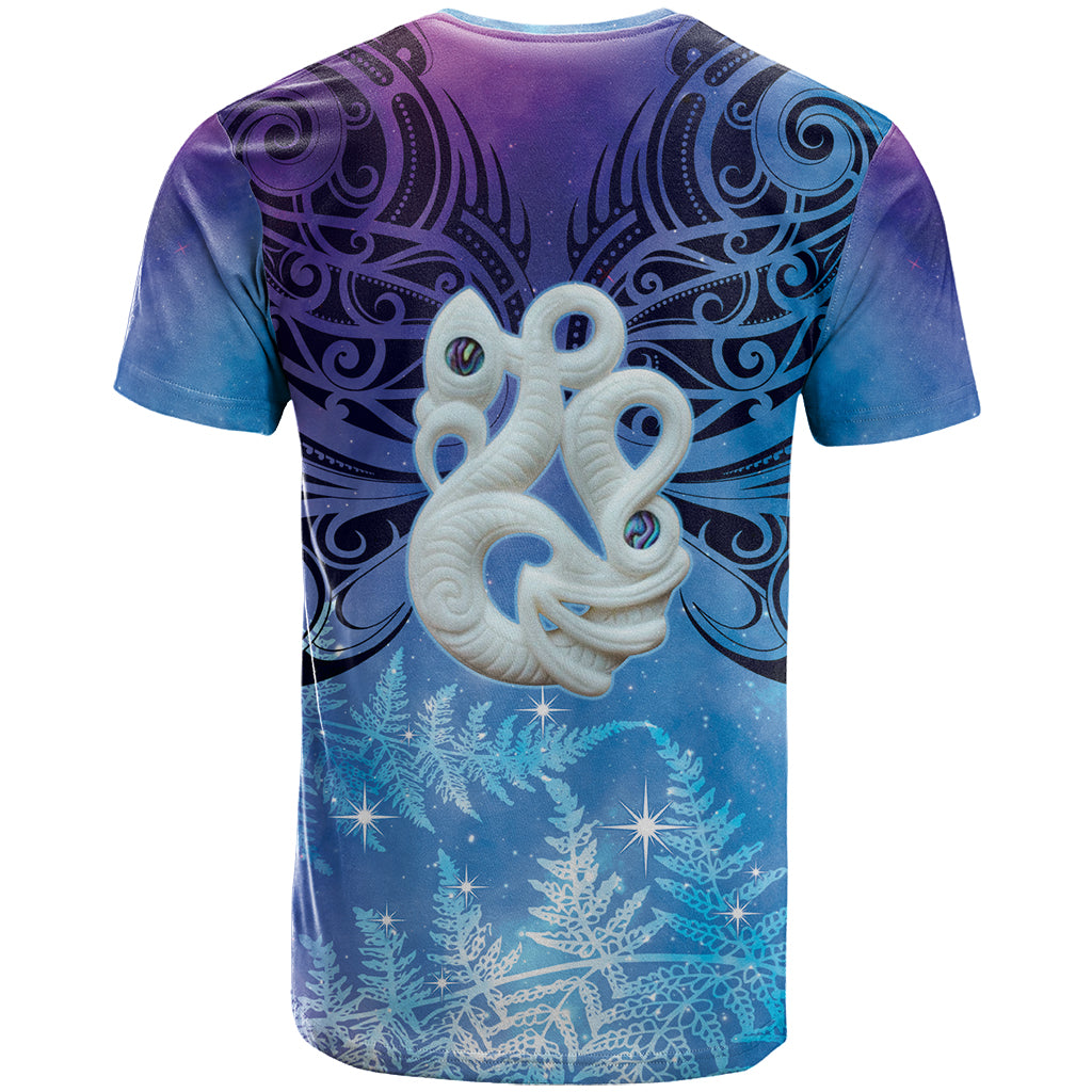 New Zealand Matariki T Shirt Aotearoa Maori New Year Manaia Galaxy Vibes LT14 - Polynesian Pride