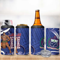 Samoa Independence Day 4 in 1 Can Cooler Tumbler 1962 Proud Samoan Warrior LT14 - Polynesian Pride