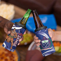 Samoa Independence Day 4 in 1 Can Cooler Tumbler 1962 Proud Samoan Warrior LT14 - Polynesian Pride