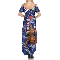 Samoa Independence Day Family Matching Summer Maxi Dress and Hawaiian Shirt 1962 Proud Samoan Warrior LT14 - Polynesian Pride