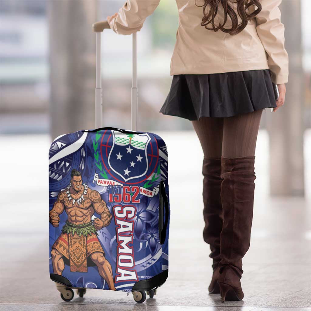 Samoa Independence Day Luggage Cover 1962 Proud Samoan Warrior