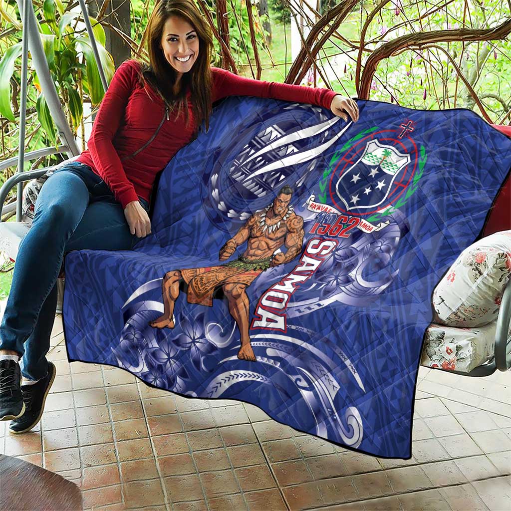 Samoa Independence Day Quilt 1962 Proud Samoan Warrior