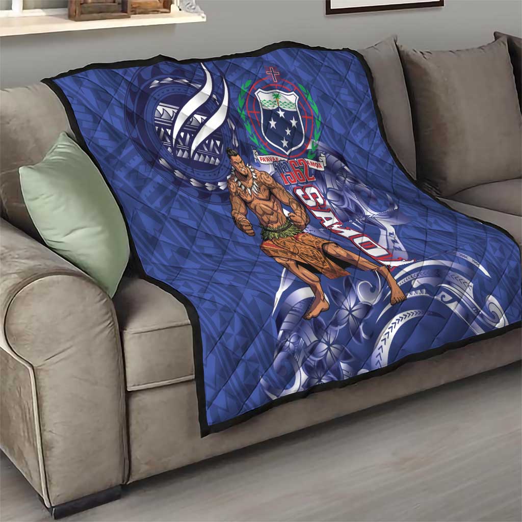 Samoa Independence Day Quilt 1962 Proud Samoan Warrior
