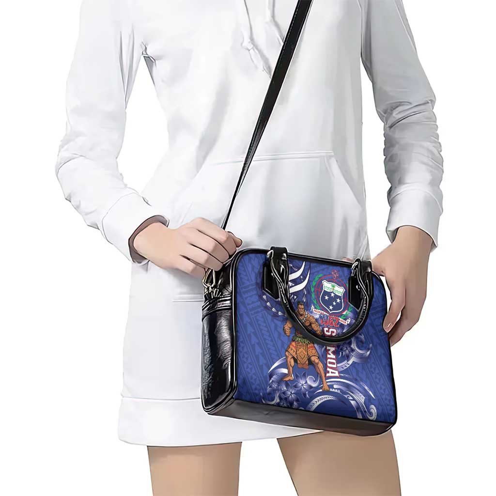 Samoa Independence Day Shoulder Handbag 1962 Proud Samoan Warrior