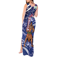 Samoa Independence Day Tank Maxi Dress 1962 Proud Samoan Warrior LT14 - Polynesian Pride