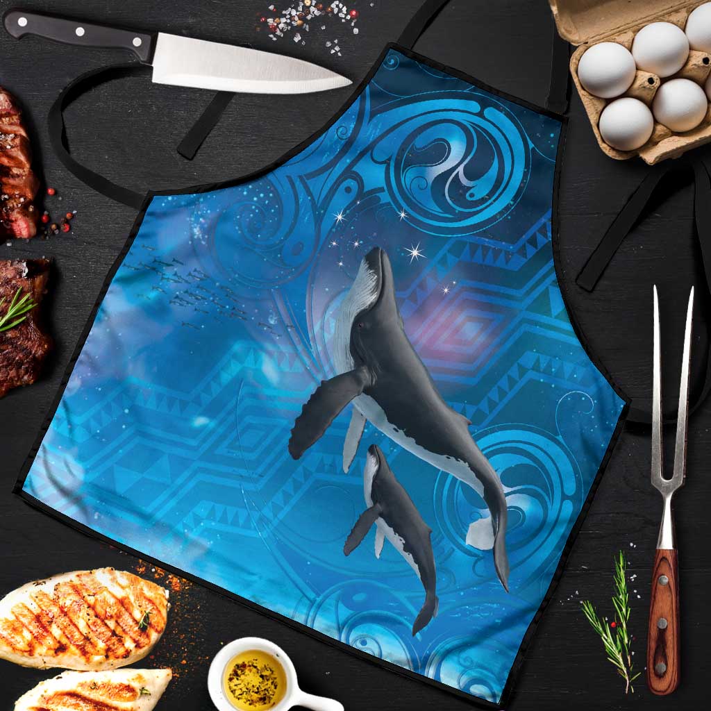 Paikea New Zealand Matariki Apron Humpback Whale Taniko Motifs Ocean Vibes