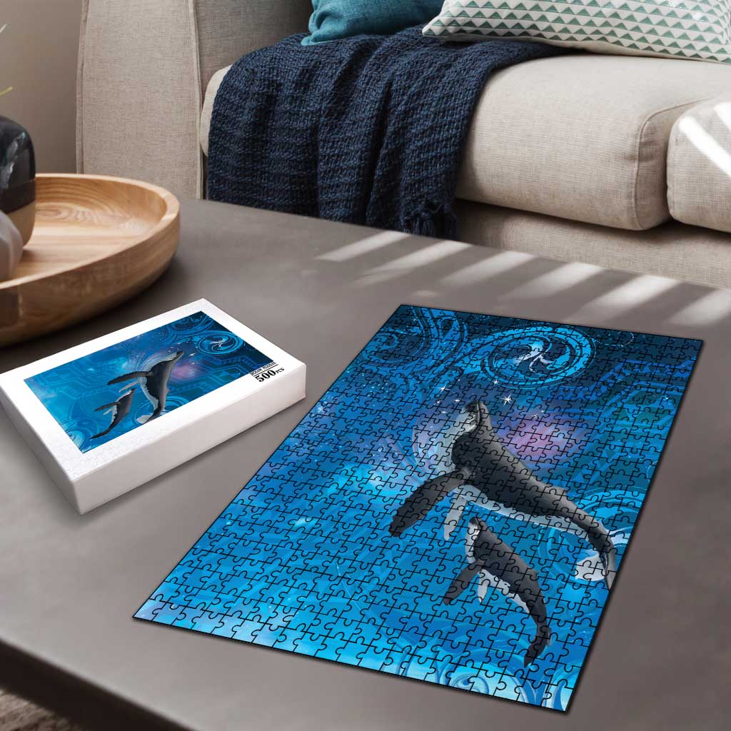Paikea New Zealand Matariki Puzzle Humpback Whale Taniko Motifs Ocean Vibes