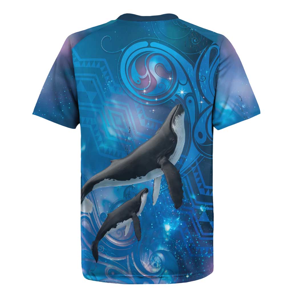 Paikea New Zealand Matariki Rugby Jersey Humpback Whale Taniko Motifs Ocean Vibes LT14 - Polynesian Pride