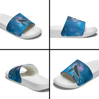Paikea New Zealand Matariki Slide Sandals Humpback Whale Taniko Motifs Ocean Vibes LT14 - Polynesian Pride