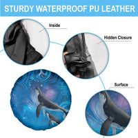 Paikea New Zealand Matariki Spare Tire Cover Humpback Whale Taniko Motifs Ocean Vibes LT14 - Polynesian Pride