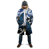 Piwakawaka New Zealand Matariki Cloak Maori New Year Silver Fern Blue Galaxy LT14 - Polynesian Pride