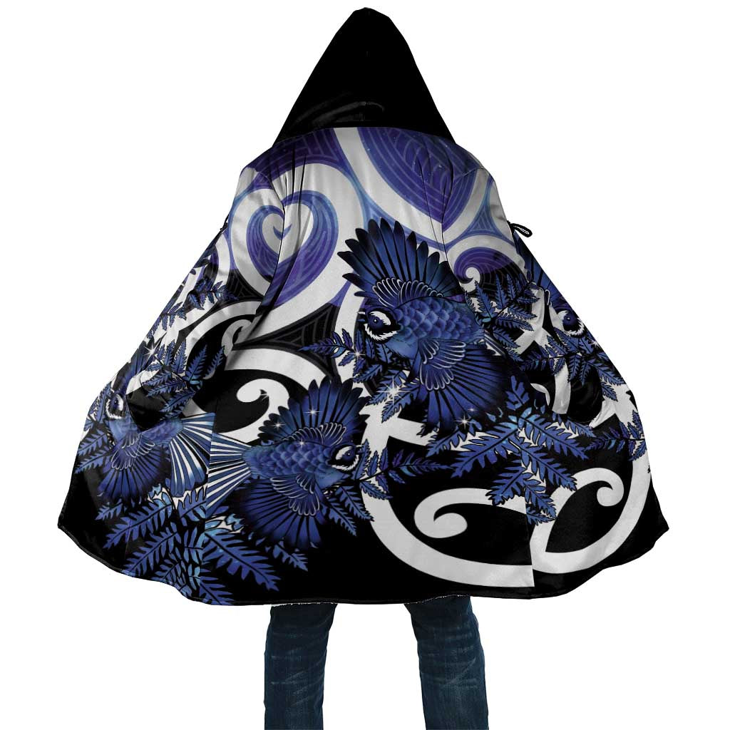 Piwakawaka New Zealand Matariki Cloak Maori New Year Silver Fern Purple Galaxy