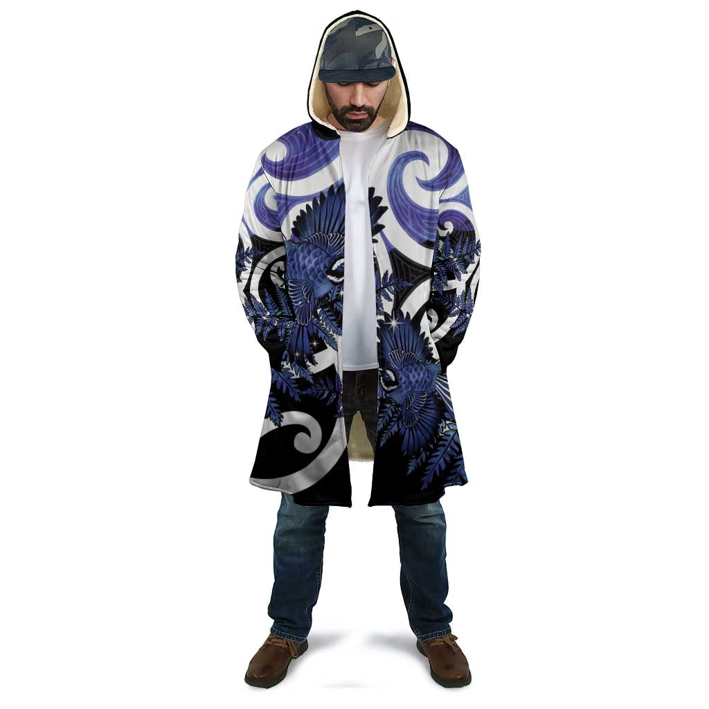 Piwakawaka New Zealand Matariki Cloak Maori New Year Silver Fern Purple Galaxy LT14 - Polynesian Pride
