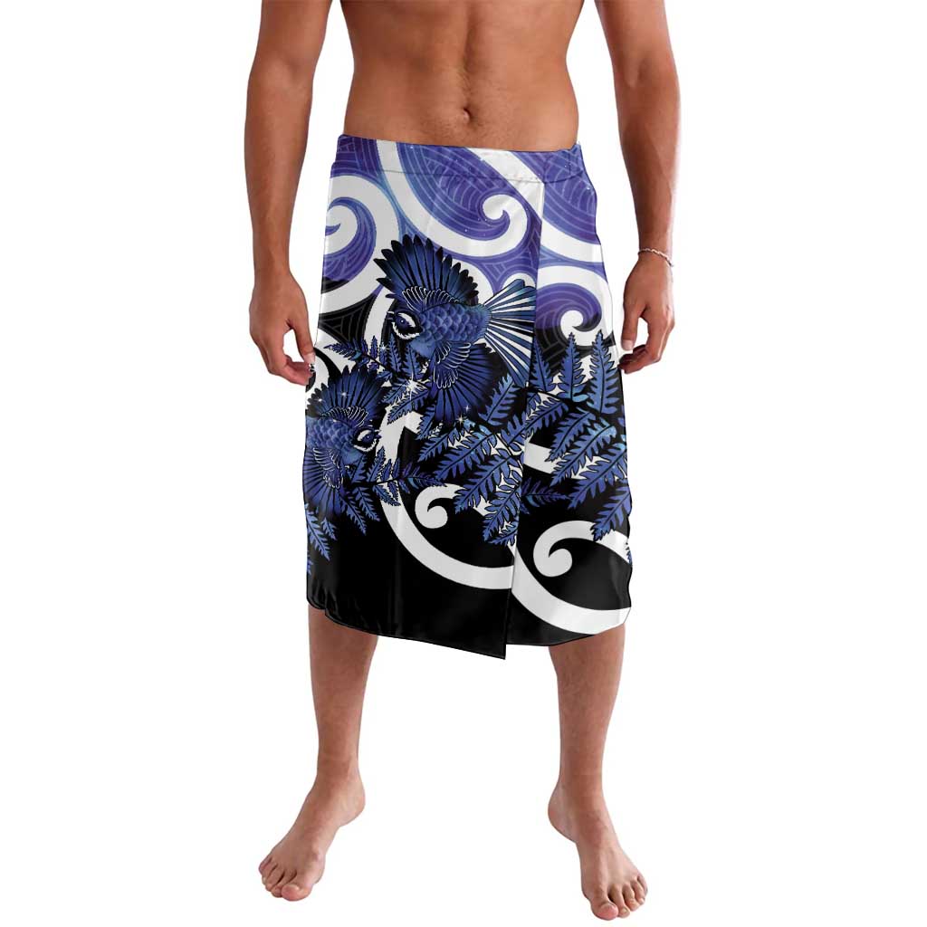 Piwakawaka New Zealand Matariki Lavalava Maori New Year Silver Fern Purple Galaxy LT14 Purple - Polynesian Pride